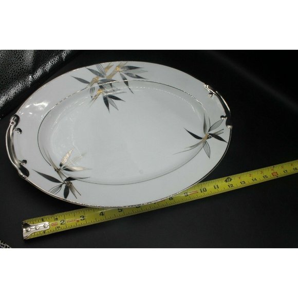 Wako China Japan Serving Plate + Serving Bowl Gold - Picture 6 of 11